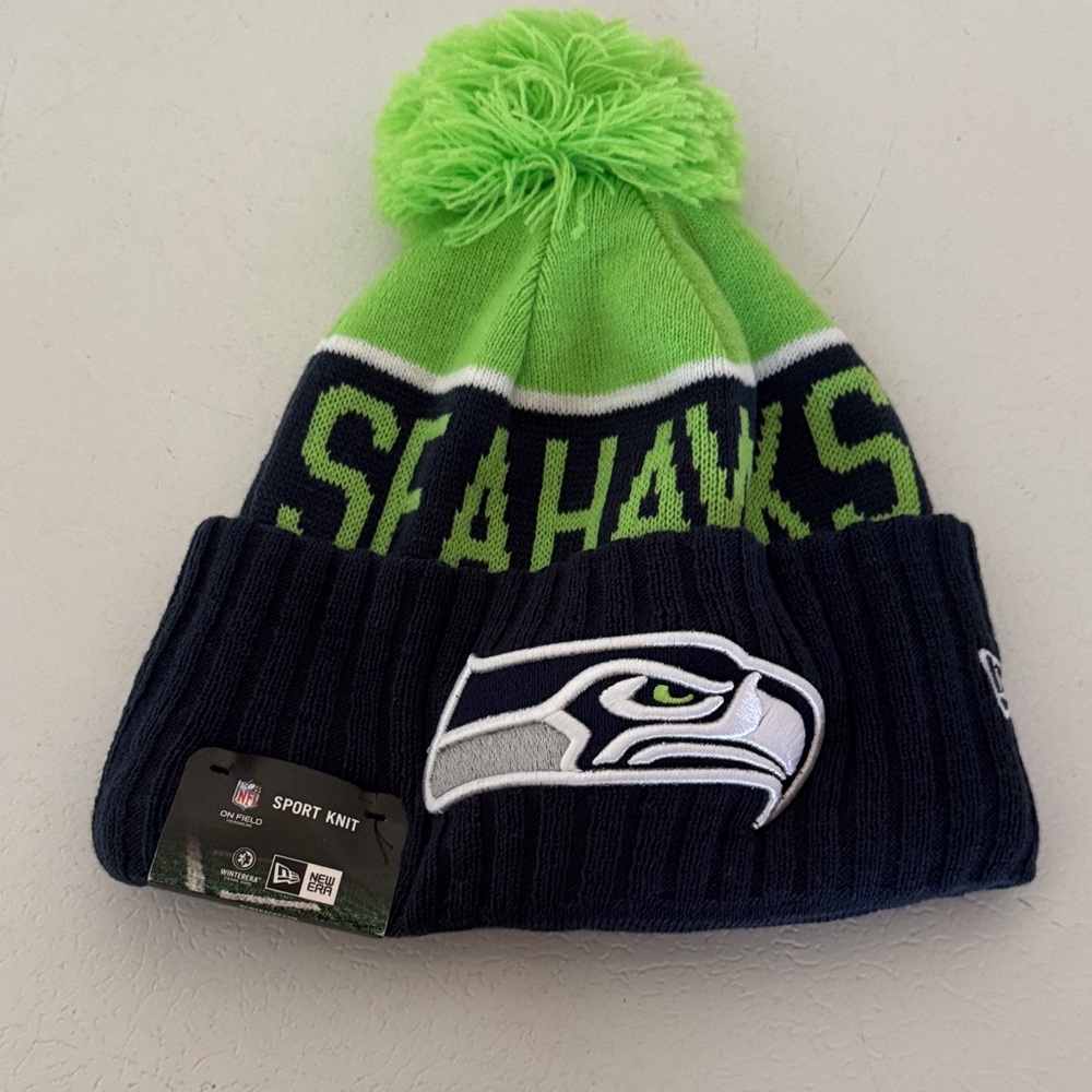 NFL Seattle Seahawks Beanie Hat 0S New